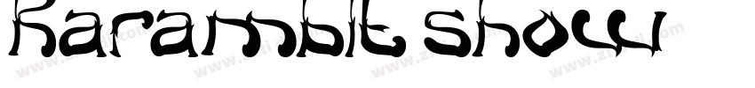 Karambit show字体转换